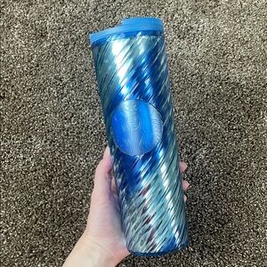 Starbucks Blue Holiday Tumbler